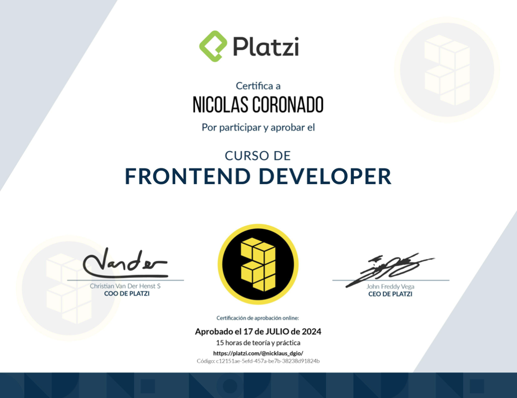 Certificado